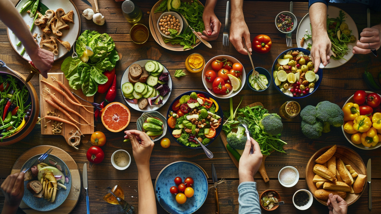 Активна сім'я з дітьми грає на природі